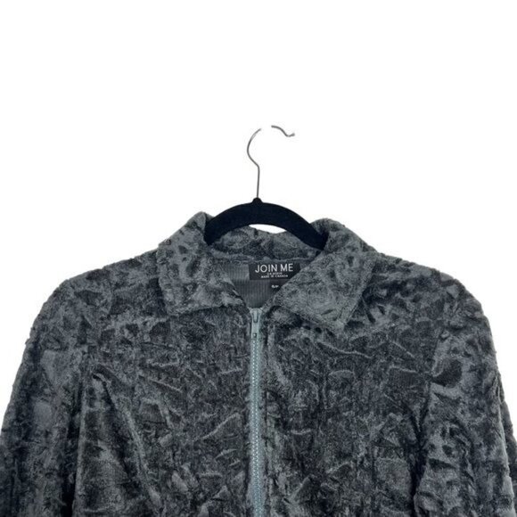 Join Me Gray Textured Skirt and Jacket Set Small - Picture 8 of 15